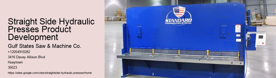 Straight Side Hydraulic Presses Product Development