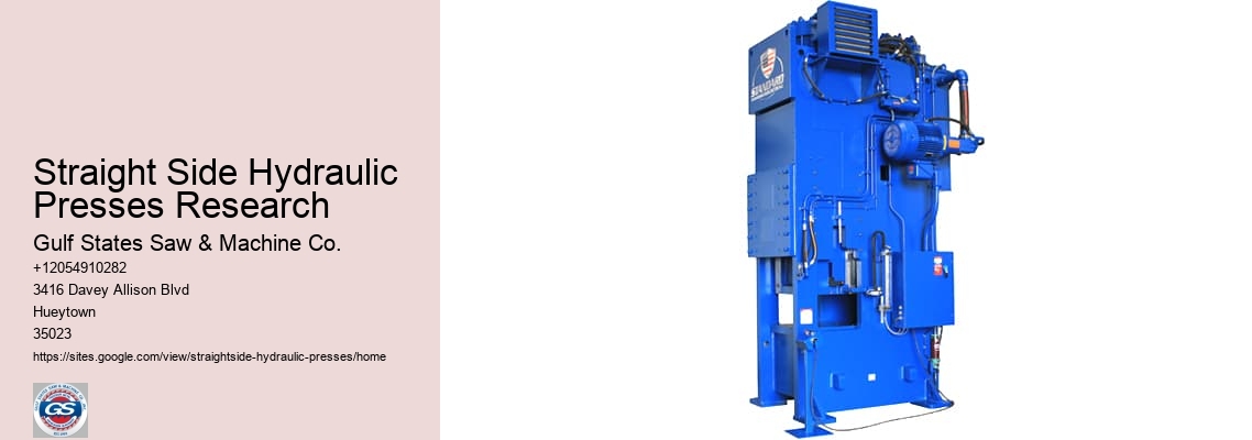 Straight Side Hydraulic Presses Research