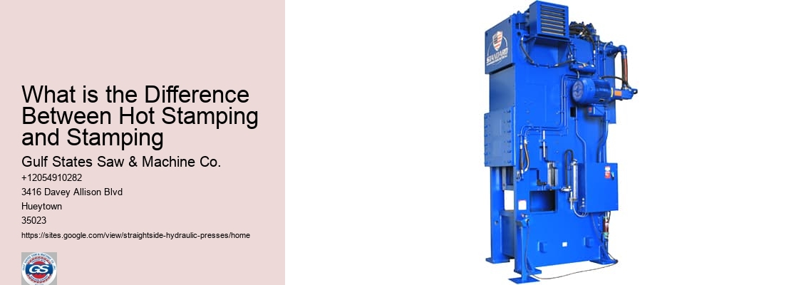 How Does a Metal Press Work