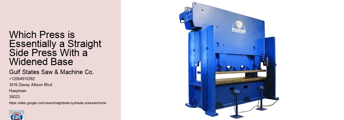 Straight Side Hydraulic Presses Expansion